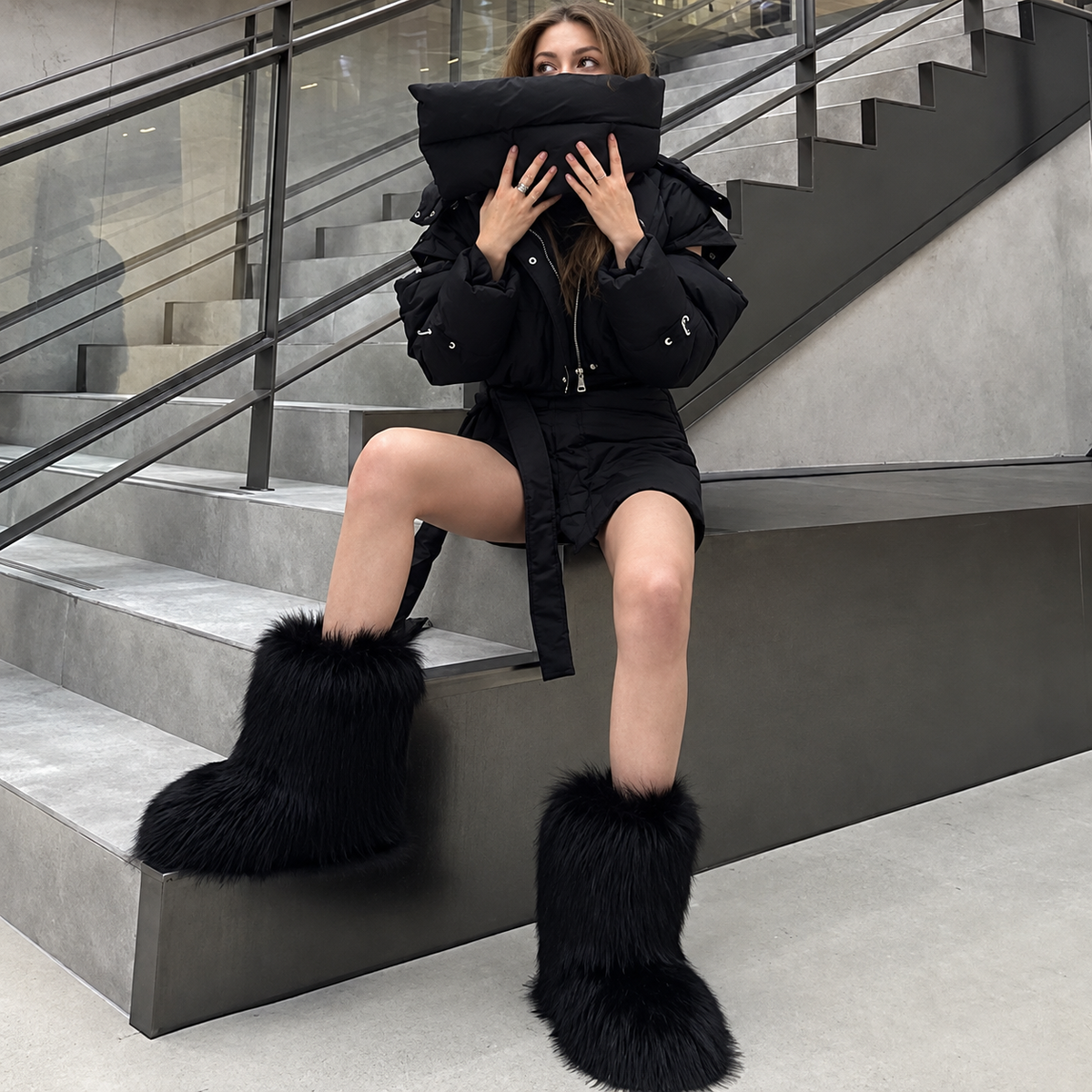 Shaggy Yeti Boots